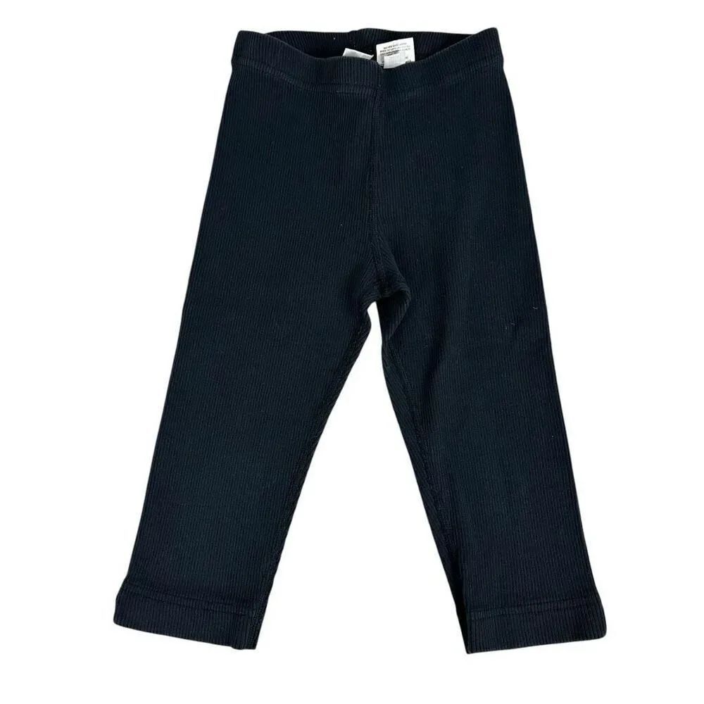 Hanna Andersson Black Crop Leggings 110 / 5